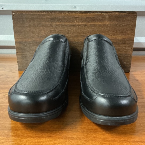 Gravity Defyer Men Black Leather Comfort Casual Classic Loafer Size 10.5 main image 6